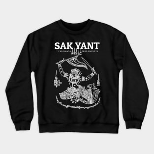 Vintage Muay Thai Sak Yant Hanuman Crewneck Sweatshirt